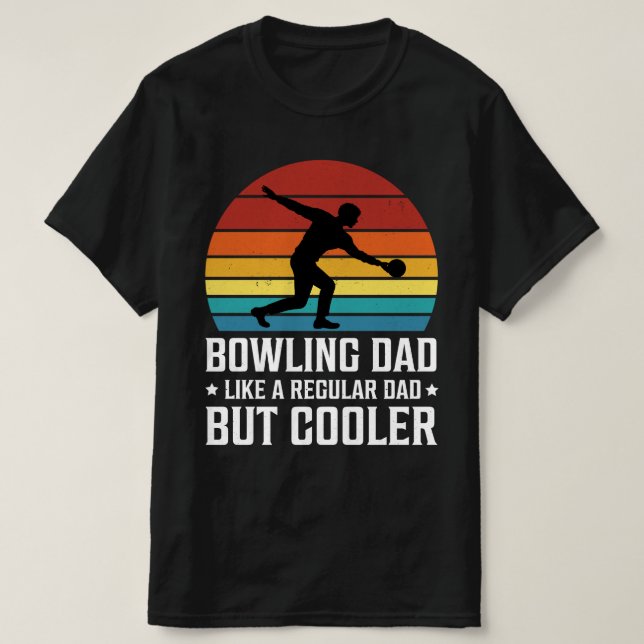 Bowling Pappa T Shirt (Design framsida)
