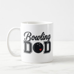 Bowling Pappa Vintage Gravyr T-Shirt Design_1 Kaffemugg