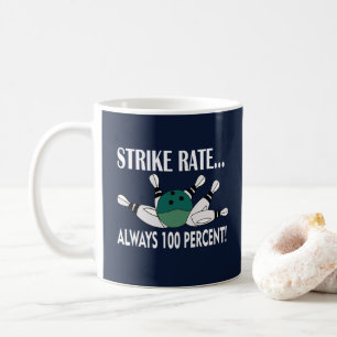 Bowling Pin Ball Strike Team Kaffemugg