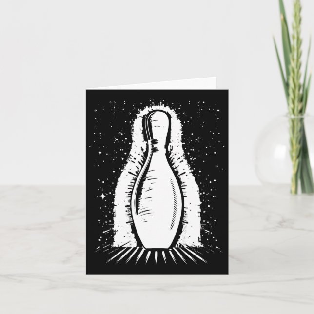 Bowling Pin Bowlareare Kort (Framsida)