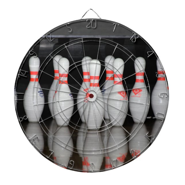 Bowling Pin Dartboard Darttavla (Framsidan)