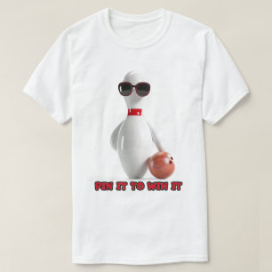 Bowling Pin för att vinna det T Shirt