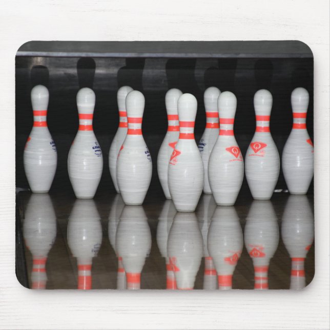 Bowling Pin Mousepad Musmatta (Framsidan)
