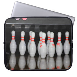 Bowling Pin Neoprene Laptop sleeve 15 tum