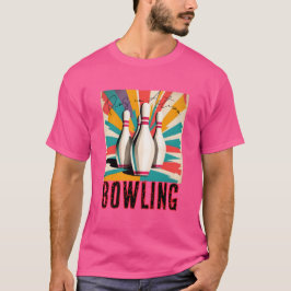 Bowling Pins in Action T Shirt