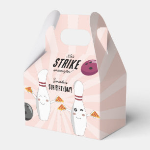 Bowling Pizza Strejka uppåt någon Roligt Barns föd Presentaskar