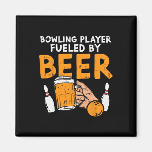 Bowling Player Fueled Funny Sport Bowlareare Playe Magnet