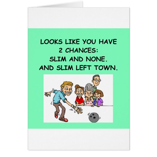 BOWLING.png Hälsningskort (Framsidan)