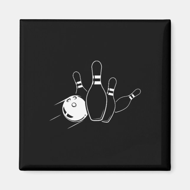 Bowling Pocket Stil Sports Bowlareare Team Bowling Magnet (Framsidan)