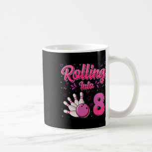 Bowling Pojke Flicka Födelsedag Rullar In I 8 Roli Kaffemugg