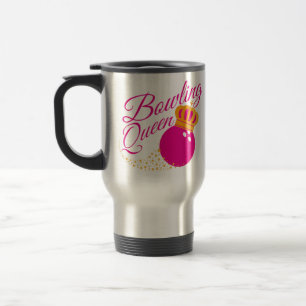 Bowling Queen-design - luddig gåva Resemugg