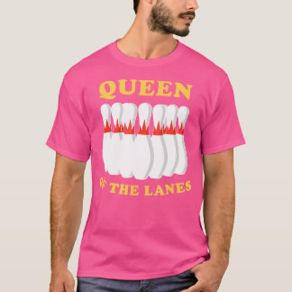 Bowling Queen of the Lanes Girls eller Wo T Shirt