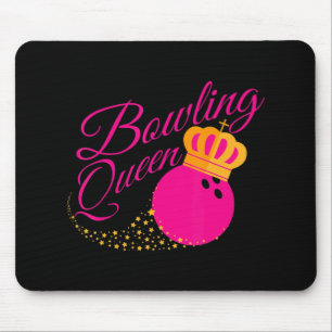Bowling Queen Roligt Gift for Girls Bowlers Musmatta