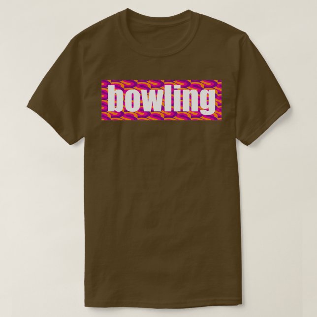 Bowling Retro Classic TShirt T Shirt (Design framsida)