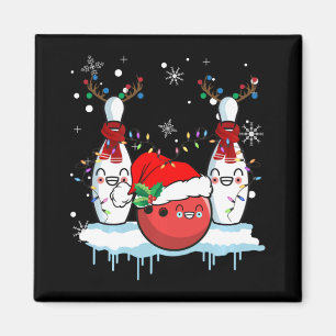 Bowling Retro Vintage Så här rullar jag Bowlareare Magnet