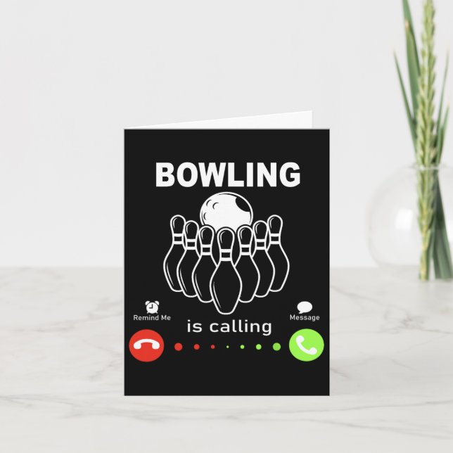 Bowling ringer kort (Framsida)