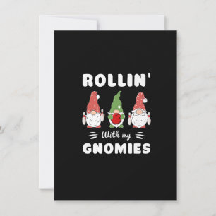 Bowling Rollin med Gnomies Funny Gnome Premiu Inbjudningar