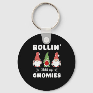 Bowling Rollin med Gnomies Funny Gnome Premiu Nyckelring