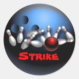Bowling Runt Klistermärke