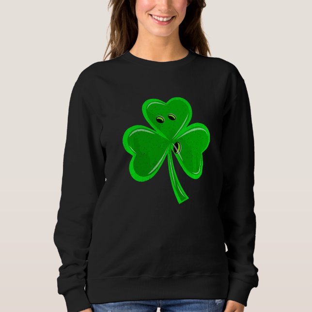 Bowling Shamrock St Patricks Funny Sport Manar Wom T Shirt (Framsida)