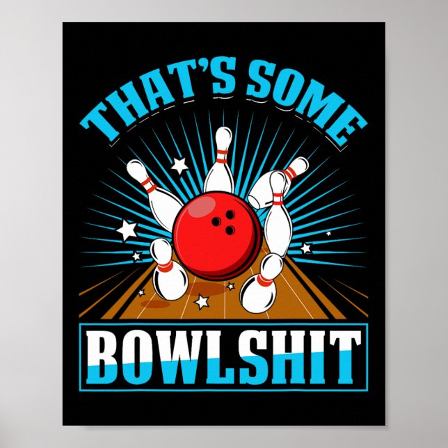 Bowling Shirt Funny Det är en Bowl Bowl Bowling Al Poster (Framsidan)
