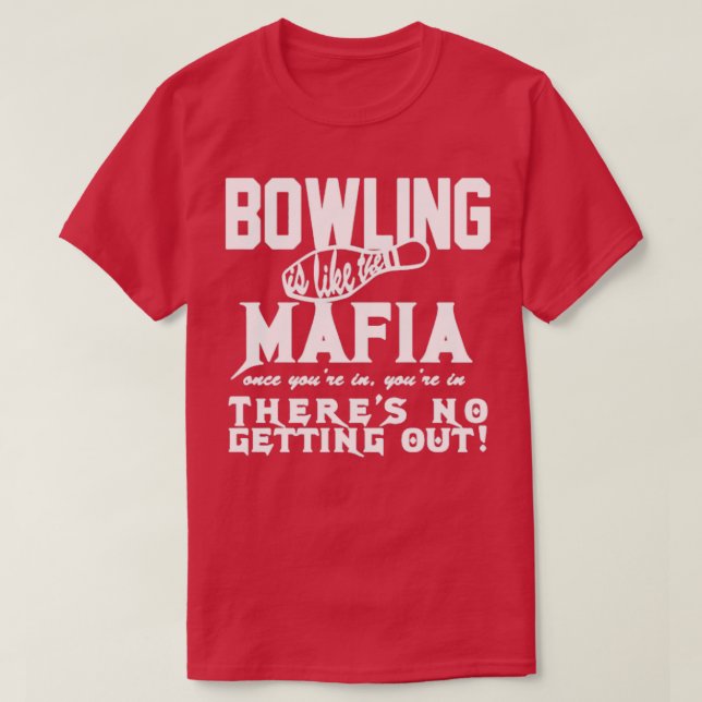 Bowling Shirt T Shirt (Design framsida)