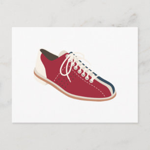 Bowling Shoe Vykort