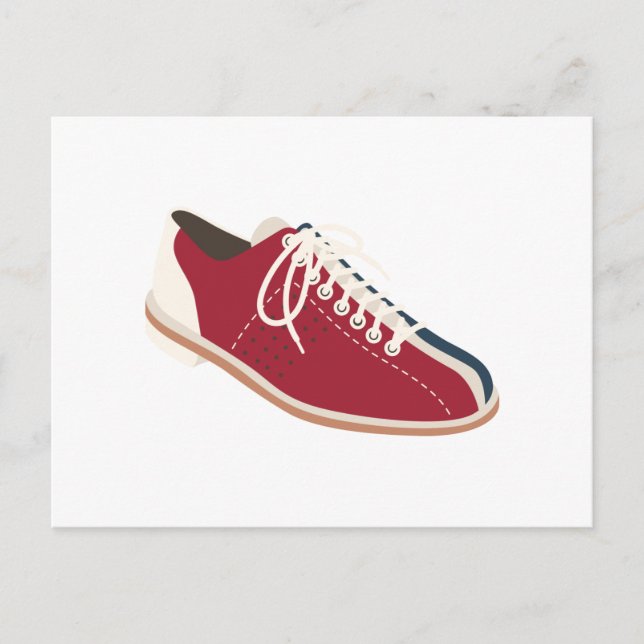 Bowling Shoe Vykort (Framsida)
