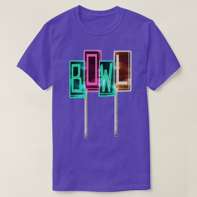 Bowling Sign T T Shirt (Design framsida)