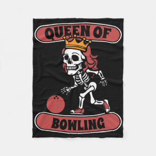 Bowling Skeleton Team League - Alley Bowlareare Qu Fleecefilt