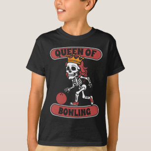 Bowling Skeleton Team League - Alley Bowlareare Qu T Shirt