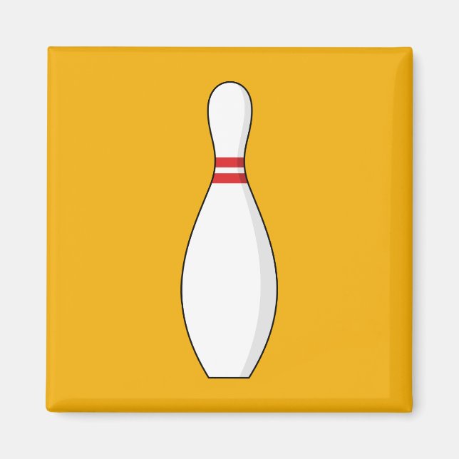 Bowling Skittle Magnet (Framsidan)