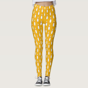 Bowling Skittle Mönster Leggings