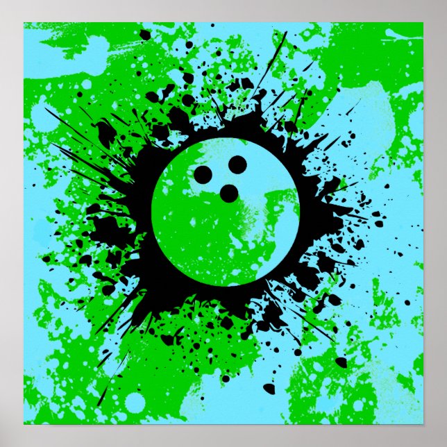 bowling splatz poster (Framsidan)