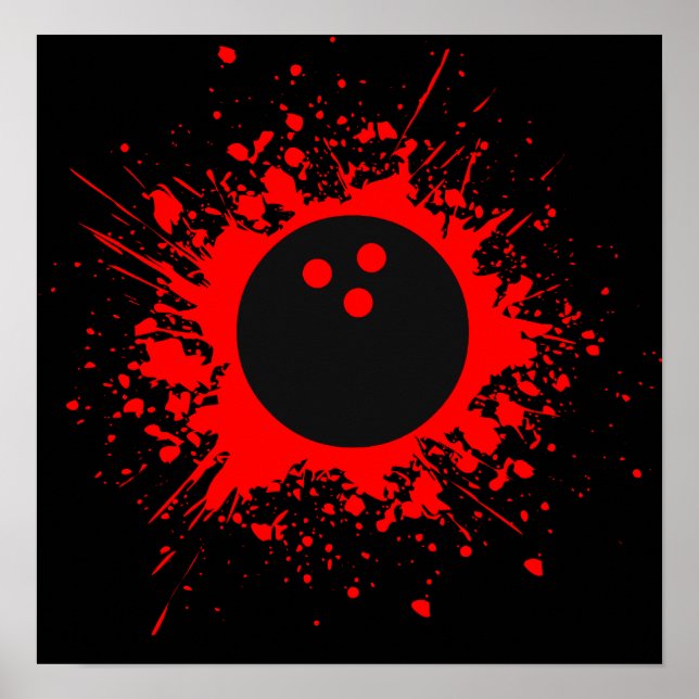 bowling splatz poster (Framsidan)