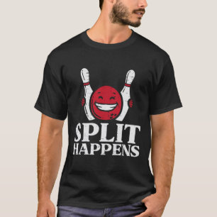 Bowling Split Happes Funny Humor Bowlareare Team M T Shirt