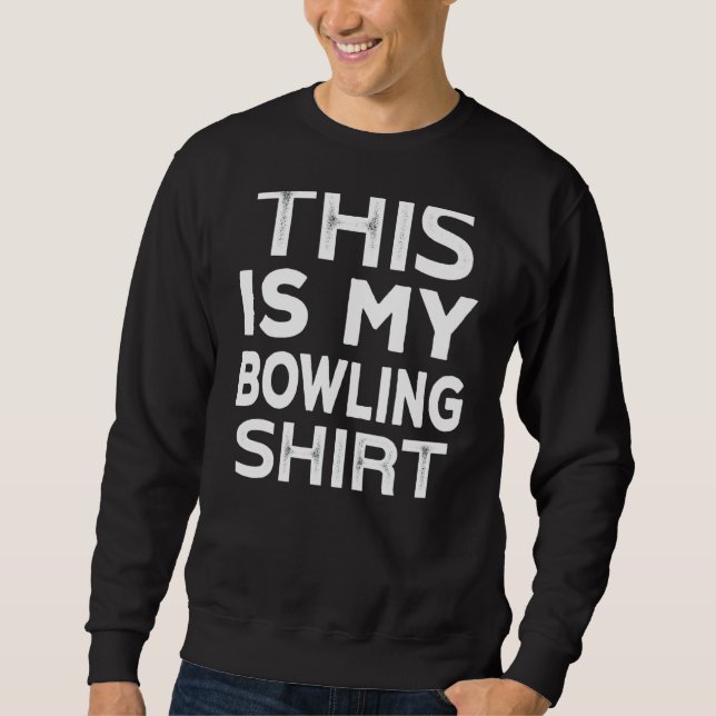 Bowling Sport Bowling Dodotter Son Bowling Friend Lång Ärmad Tröja (Framsida)