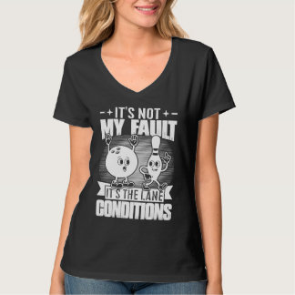 Bowling Sport  Det är inte mitt fel Det är banan C T Shirt