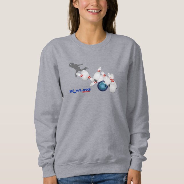 Bowling Sports | Sötskjorta för kvinnor T Shirt (Framsida)