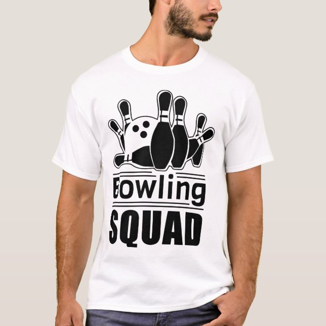 Bowling Squad T Shirt (Framsida)