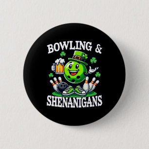 Bowling St Patrick's Day Buskis Bowlingspelare Rol Knapp