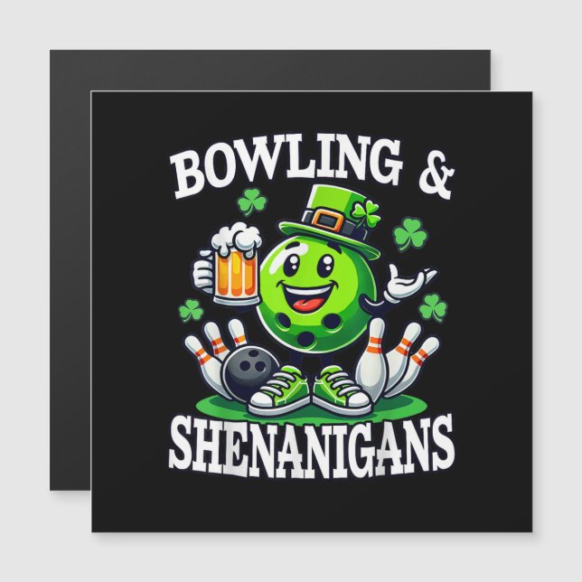 Bowling St. Patrick's Day busstreck (Fram/baksida)
