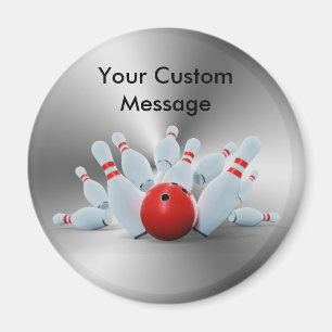 Bowling stift 10 Pin Bowling Ball Anpassningsbar Magnet