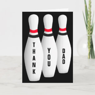 Bowling Stift Fars dag Kort