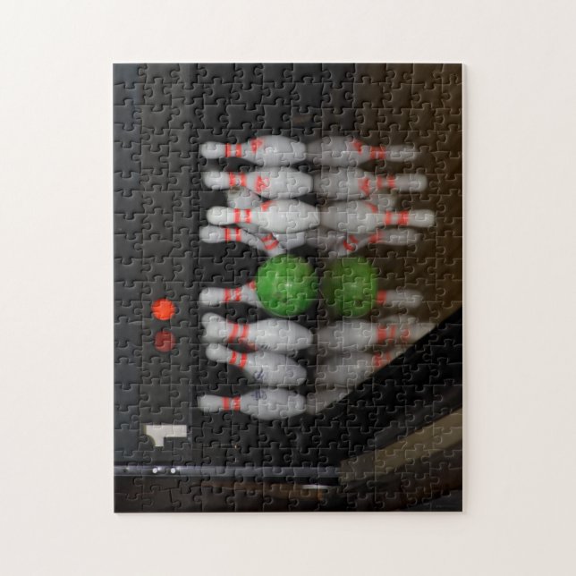 Bowling Stift Jigszle Puzzle Pussel (Vertikal)