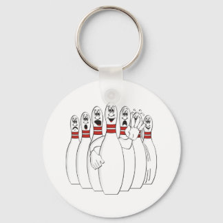 Bowling Stift Nyckelring