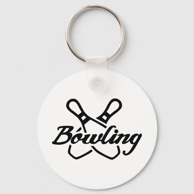 Bowling stift nyckelring (Framsida)