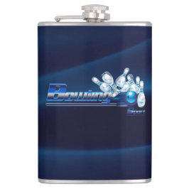 Bowling stift och boll fickplunta