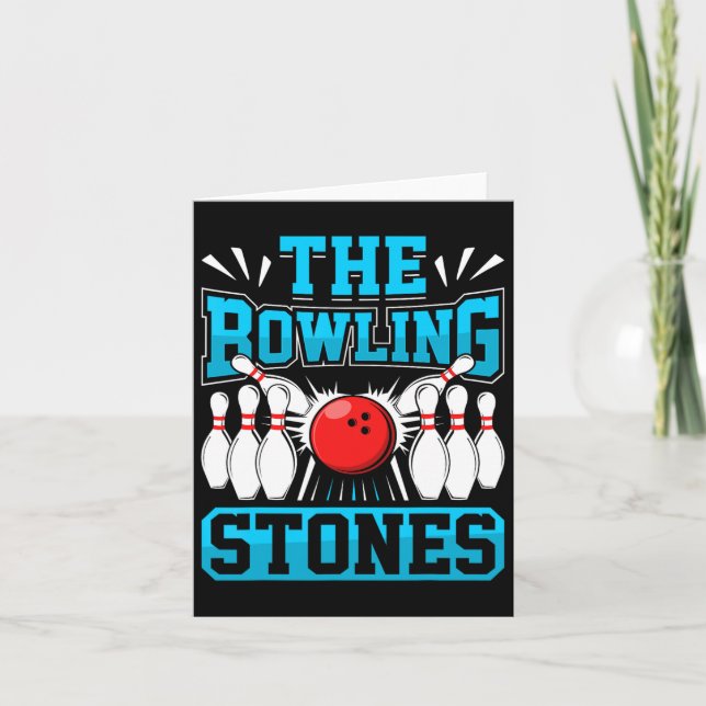 Bowling Stones Funny Bowlers Bowling L Kort (Framsida)