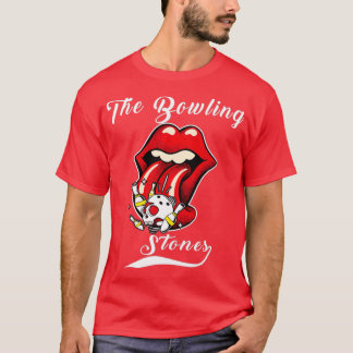 Bowling Stones Funny Strejka Bowling FLÄKT Stones T Shirt